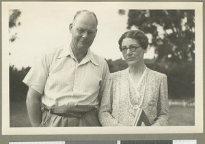 Dr and Mrs Irvine, Chogoria, Kenya, December 1940