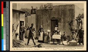 People washing outdoors, South Africa, ca.1920-1940