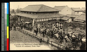 Missionary funeral procession, Osaka, Japan, ca.1920-1940