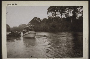 Government launch on the Mongo River