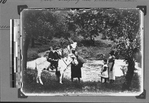 Missionaries' children on a trip, Nyasa, Tanzania