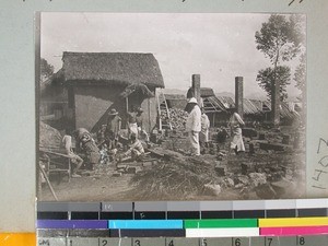 Missionary home in ruins, Ambohimanga, Madagascar, ca.1908