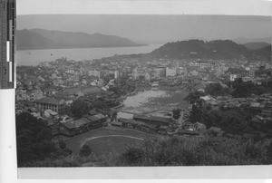 Cityscape of Wuzhou, China, 1933