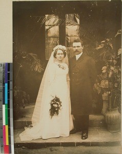 Knut and Clara Osvik's wedding, Fianarantsoa, Madagascar, 1911-05-17