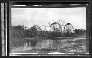 Water wheels, Chengdu, Sichuan, China, ca.1912