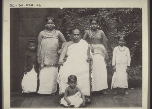 Brahmanen-Familie in Malabar