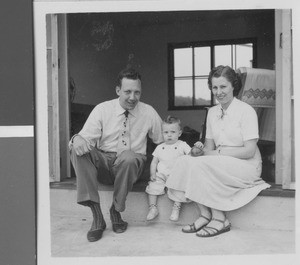 The Harold Holland family, Ibaraki, Japan, 1953