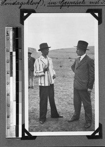 Brother Niekerk and Brother Schaberg in Houtkloof, Elim, South Africa, 1934