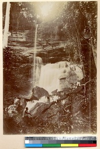 Cascade near Abetifi, Ghana, ca.1885-1895