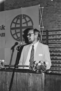 Annual Meeting Vejle 1990, Knud Jørgensen leader of Gå Ut center, Norge