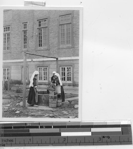 Novices working at Jiangmen, China, 1947