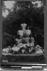 Indigenous children of the mission, Urambo, Tanzania