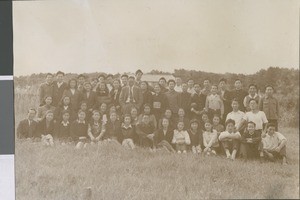 Ibaraki Christian High School First Year High School Class Portrait, Ibaraki, Japan, ca.1948-1952