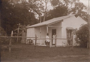 Leper-house of Cila, Lifou island : staff entrance of the Health Center