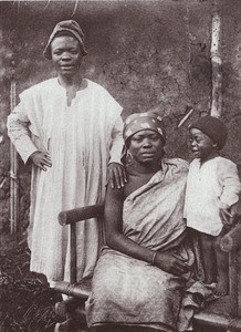 Christian family of Foumban, in Cameroon