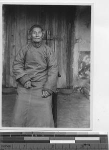 Old man after being baptized at Tsiaoliang, China, 1936