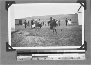 Bazaar in Houtkloof, Elim, South Africa, 1934