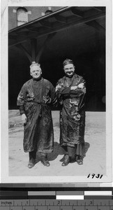 Two priests in China, Sancian Island, China, ca. 1931