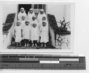 First Communion group at Jiangmen, China, 1947