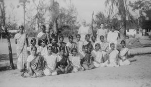 Cuddalore, South Arcot District, India. The Darisanapuram Bible School. Missionary Karen Barden