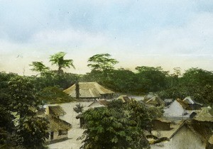 View of camp, Congo, ca. 1900-1915