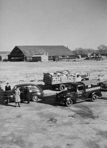 Peking airfield 16.12.1948. The evacuation during the civil war in China was made here by the L