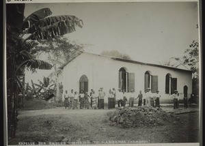 Chapel in Mangamba (Cameroon). Revs. Greule, Wahl, Wittwer G. Spellenberg