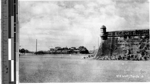 Old wall, Manila, Philippines, ca. 1920-1940