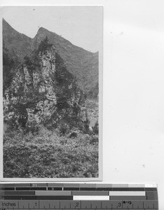 The Pang Fa mountains at Pingnan, China, 1923