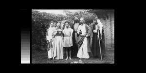 Cast of Easter play, Chengdu, Sichuan, China, 1941