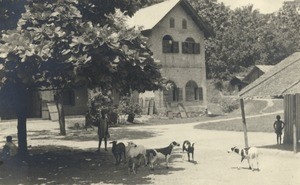 Mission girls'school, in Lambarene, Gabon