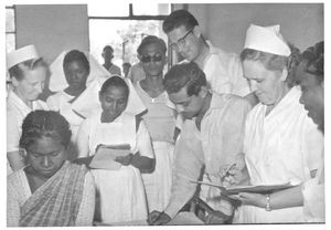 Nordindien, Assam. Stuegang på Sevapur Hospital - I lægemissionær Johs. G. Andersens tid, 1953-58