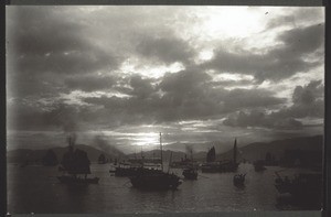 Hong Kong in the evening