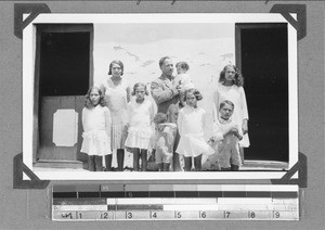 Brother Balie and some of his children, Clarkson, South Africa, 1934