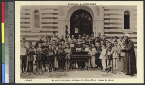 Choir at Salesian mission, China, ca.1920-1940