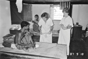 Danish Bangladesh Leprosy Mission/DBLM, Nilphamari, 18th September 1987. Introduction of the ne