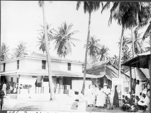 Sermon given in a business street of Tanga, Tanzania, 1927