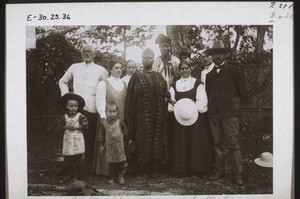 Missionaries with the Queen Mother