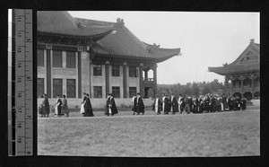 Dedication of the new Ginling campus, Nanjing, Jiangsu, China, 1923