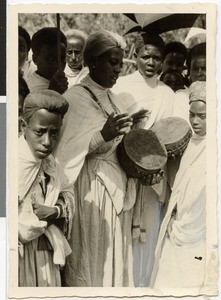 Women and girls at a wedding, Ayra, Ethiopia, 1952