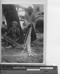 Two elderly men at Soule, China, 1935