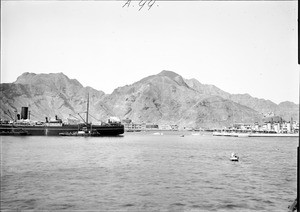 Ships in the harbour, Aden, Yemen, ca.1893-1920