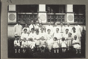 Celebrating a baptism in China