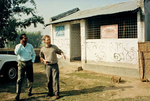 Danish Bangladesh Leprosy Mission/DBLM, 27th November 1991. Missionary and Nurse, Jørgen Anders