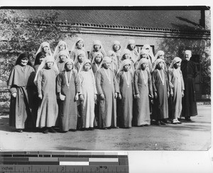 The Little Flower Club reception at Fushun, China, 1940