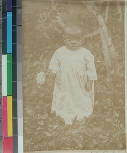 A little Malagasy child, Mangarivotra, Ambohipiantrana, Antsirabe, Madagascar, 1917-11-21