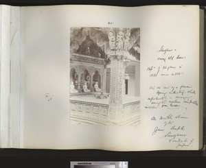 Marble Jain Shrine, Sanganer, India, ca.1900