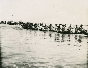 On the river, in Cameroon