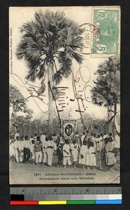 Boys in a procession, Dakar, Senegal, ca.1920-1940