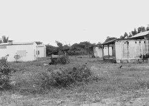 Grunden, hvor man vil bygge den nye sundhedsklinik i Sambava, Madagaskar, i 1987